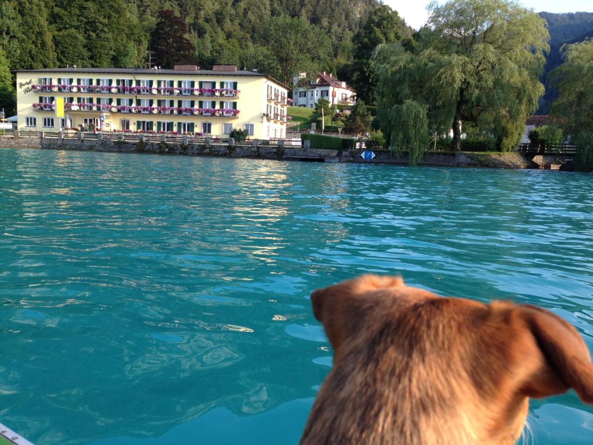 See-Hotel Post Am Attersee ไวส์เซนบัค อัม อัทเทอร์เซ ภายนอก รูปภาพ